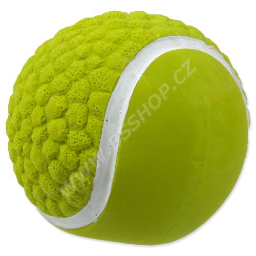 Hračka DOG FANTASY Latex míč tenisový se zvukem 7,5cm