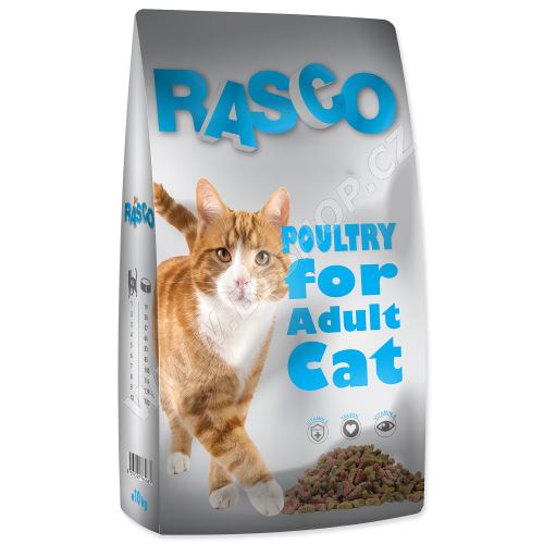 RASCO krmivo drůbeží pro kočky 10kg
