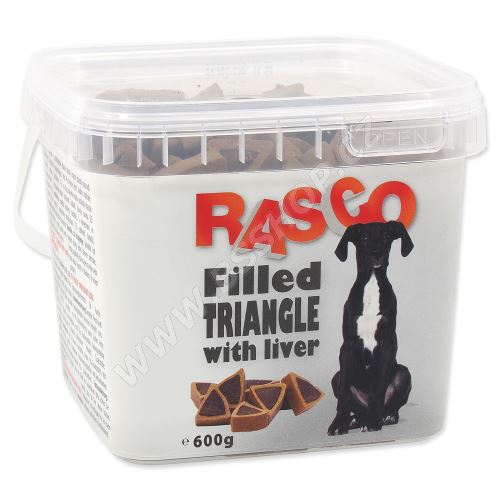 Pochoutka RASCO plněný trojúhelníček s játry 750g