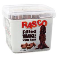 Pochoutka RASCO plněné trojúhelníčky se šunkou 750g