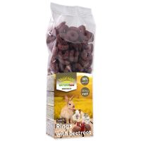 Pochoutka NATURE LAND Brunch řepové kroužky 105g Pochoutka NATURE LAND Brunch řepové kroužky 105g