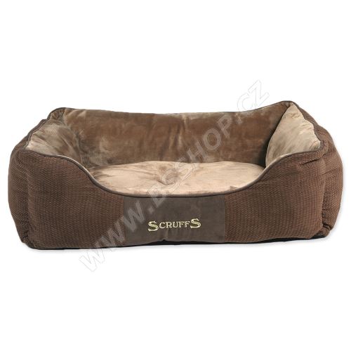 Pelíšek SCRUFFS Chester Box Bed čokoládový