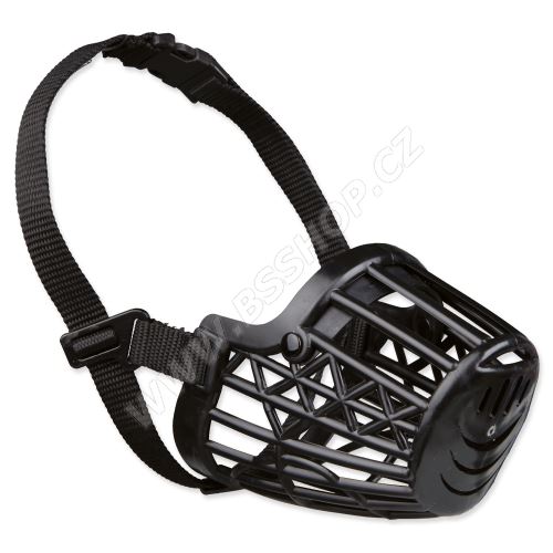 Plastový náhube černý M- L 26cm Trixie