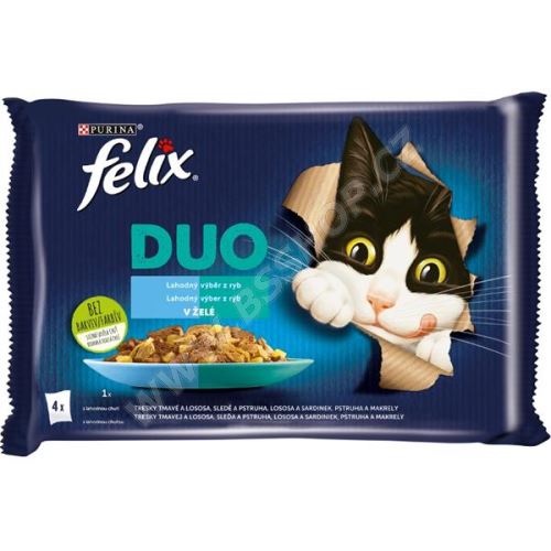 Felix Fantastic Duo výběr z ryb 4x85g