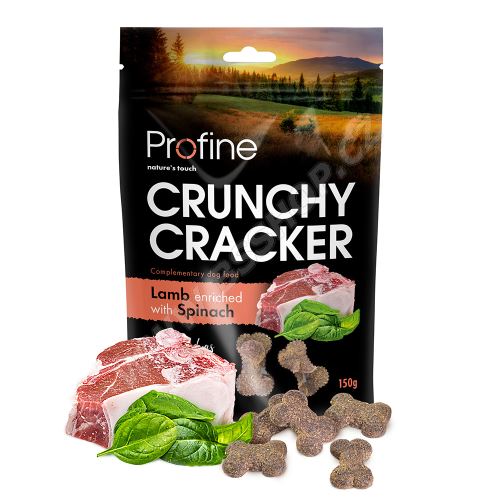 Profine Dog Crunchy Cracker Lamb enriched with Spinach 150g