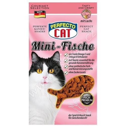 Perfecto Cat Feine Mini-Snack s Lososem 50g