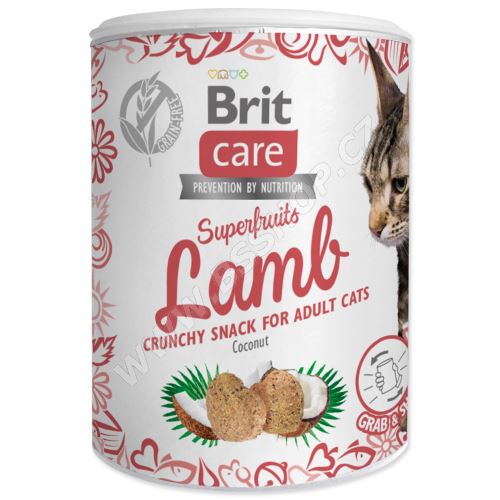 BRIT Care Cat Snack Superfruits Lamb with Coconut 100g