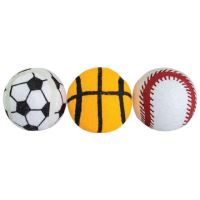 Tenisový míč sportovní pískací 6,5cm HipHop Dog (3 ks v balení)